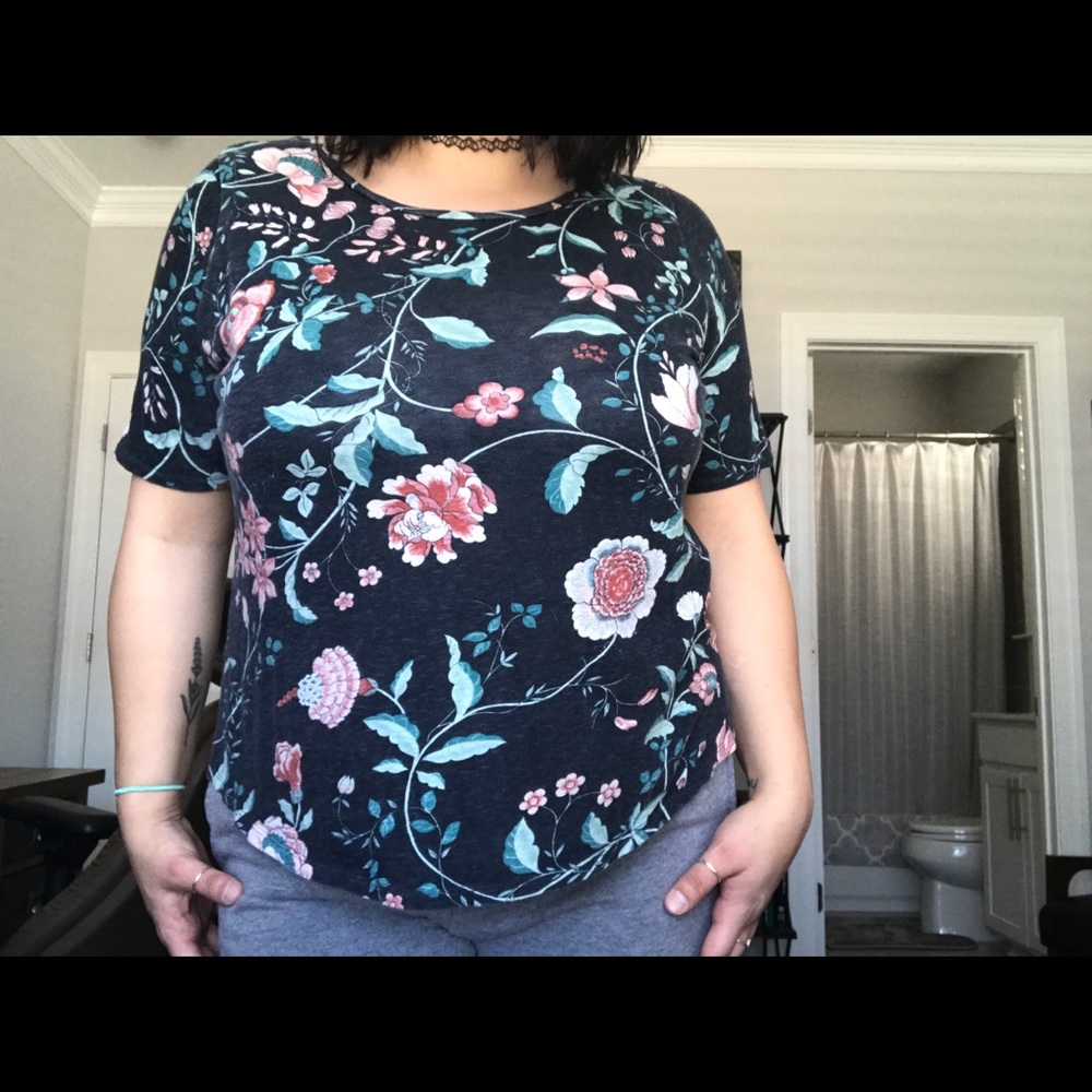 Loft Floral Tshirt Top